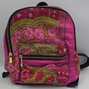 Beyond Retro Mini Floral Pink Backpack